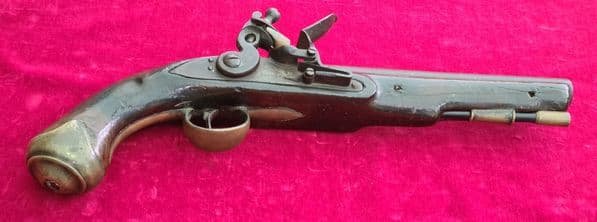 A rare Bristol City Police .69 cal flintlock pistol by BARNETT. Circa 1800. Ref 3669